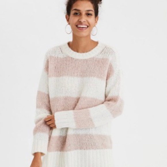 American Eagle - Stripe Sweater - Picture 2 of 2